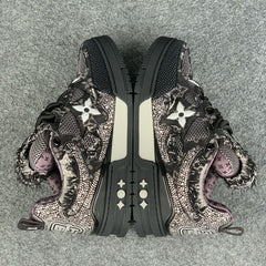 LV Skate Sneaker 'Black Swarovski Monogram'