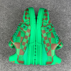 LV Trainer Damier 'Pop Green'