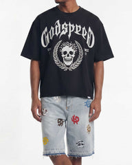 Godspeed Victor Crest Tee Black