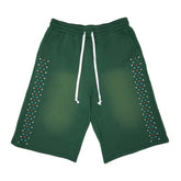 Cactus Valley Hidden Crystal Sweat Shorts Green
