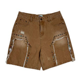 Dry Rot Cowboy Jewlz Brown Shorts