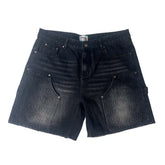 Dry Rot DR Stamped Denim Black Shorts
