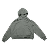 Fraternal What The Pearl Zip Up Hoodie Grey