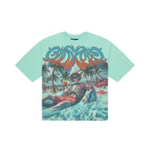 Godspeed Pool Party Teal Tee