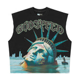 Godspeed Sunken Liberty Sleeveless Tee Black