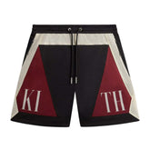Kith Mesh Turbo Shorts Black Red