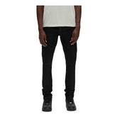 Purple Brand Black Resin 3/D Denim Jeans
