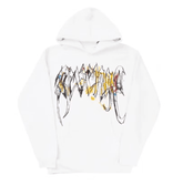 Revenge Durk Painting Hoodie White