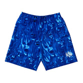 Warren Lotas Skulls Blue Mesh Shorts
