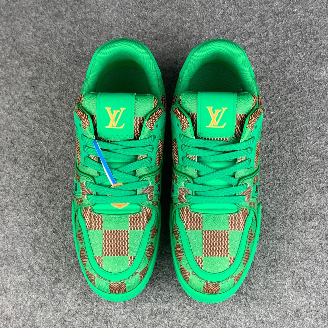 LV Trainer Damier 'Pop Green'