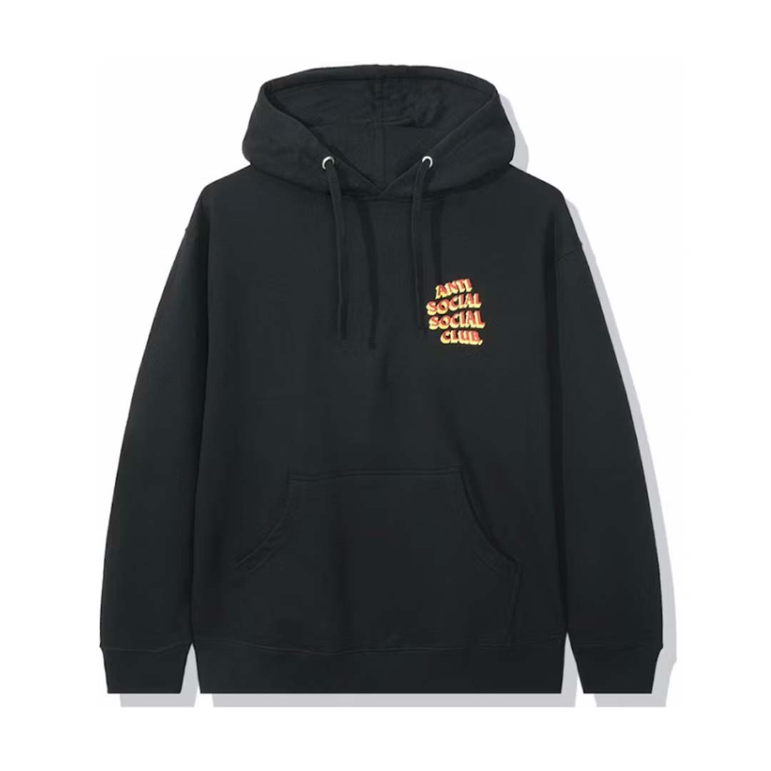 Anti Social Social Club Popcorn Hoodie Black