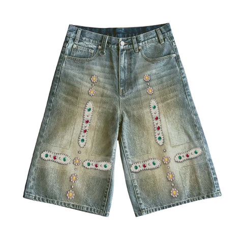 Bravest Sapphire Blue Denim Shorts