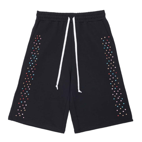 Cactus Valley Crystal Cactus Sweat Shorts Black