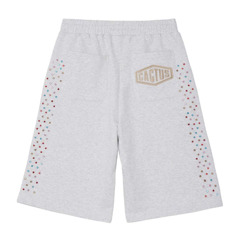 Cactus Valley Crystal Cactus Sweat Shorts Grey