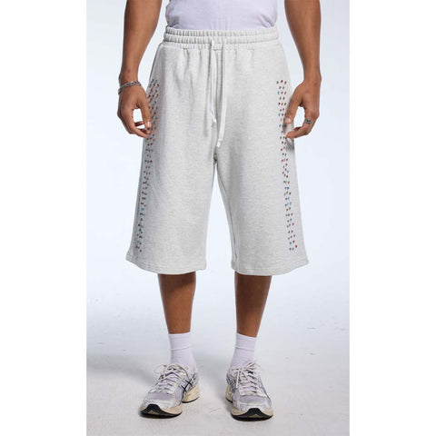 Cactus Valley Crystal Cactus Sweat Shorts Grey