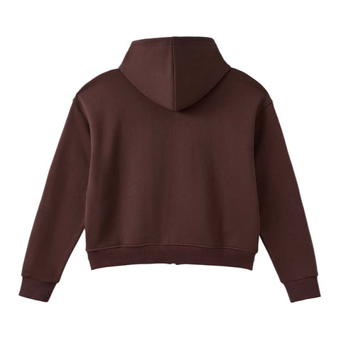 Cactus Valley Crystal Cactus Zip Hoodie Brown