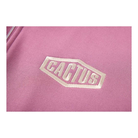 Cactus Valley Crystal Cactus Zip Hoodie Raspberry