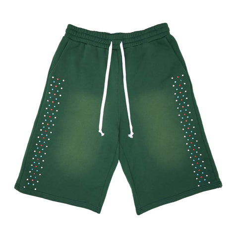 Cactus Valley Hidden Crystal Sweat Shorts Green