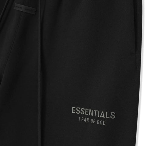 Fear Of God Essentials Classic Fleece Black Shorts (FW25)