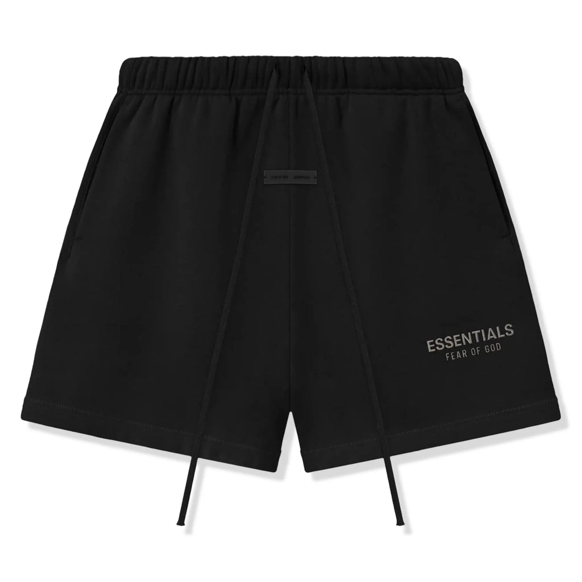 Fear Of God Essentials Classic Fleece Black Shorts (FW25)
