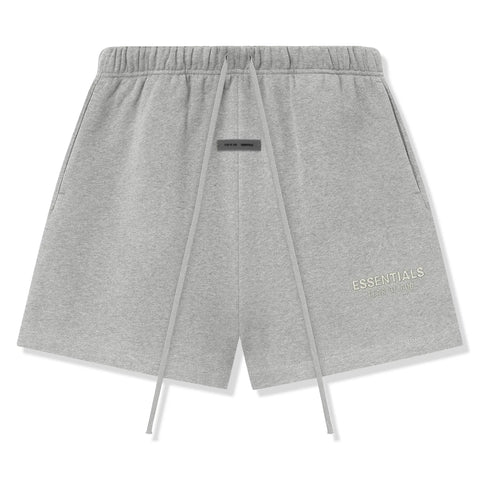 Fear Of God Essentials Classic Fleece Concrete Heather Shorts (FW25)