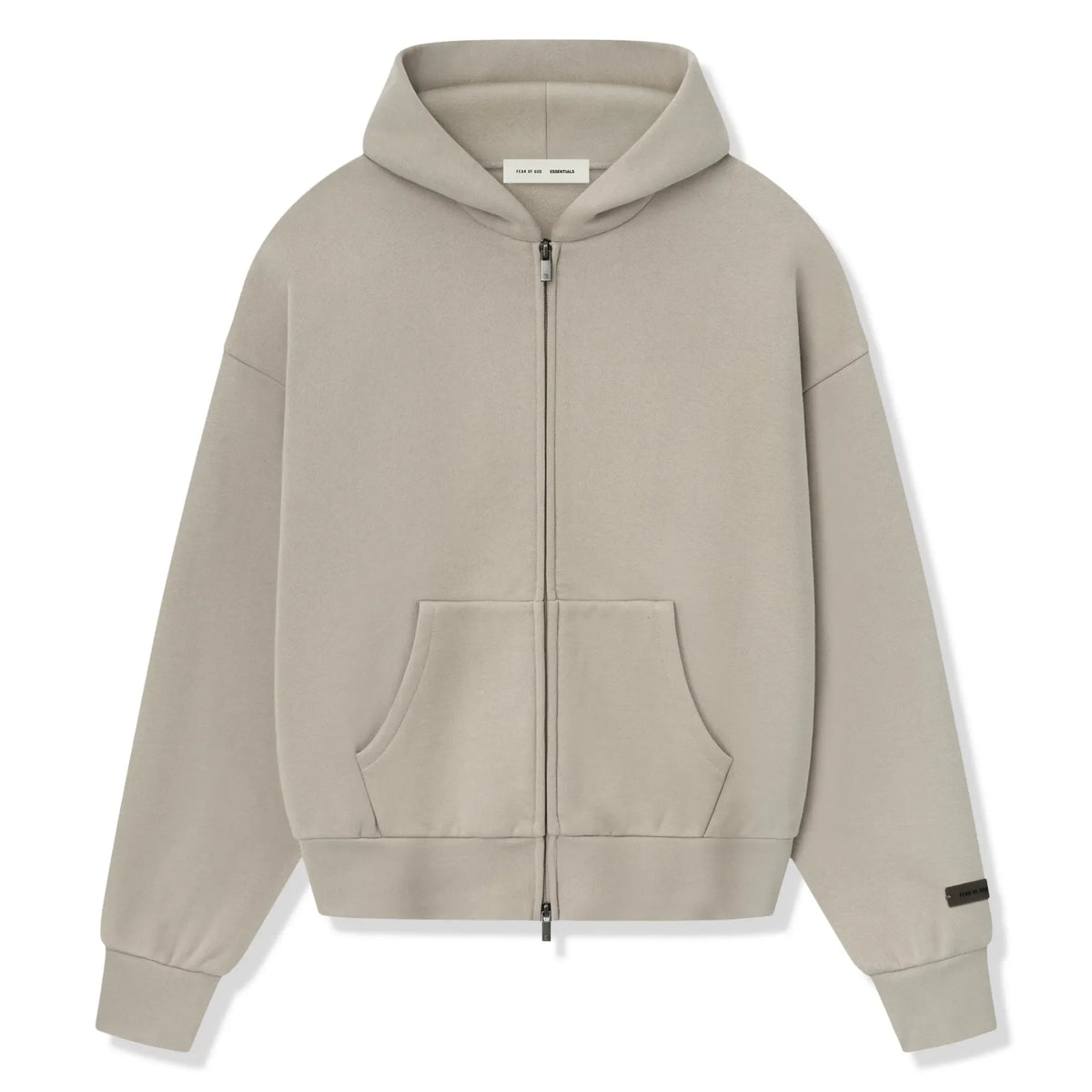 Fear Of God Essentials Classic Fleece Timber Zip-Up Hoodie (SS25)
