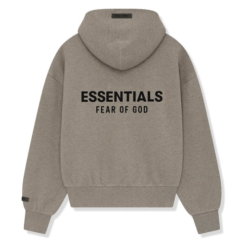 Fear Of God Essentials Classic Hood Homestead Heather Zip-Up Hoodie (SS25)