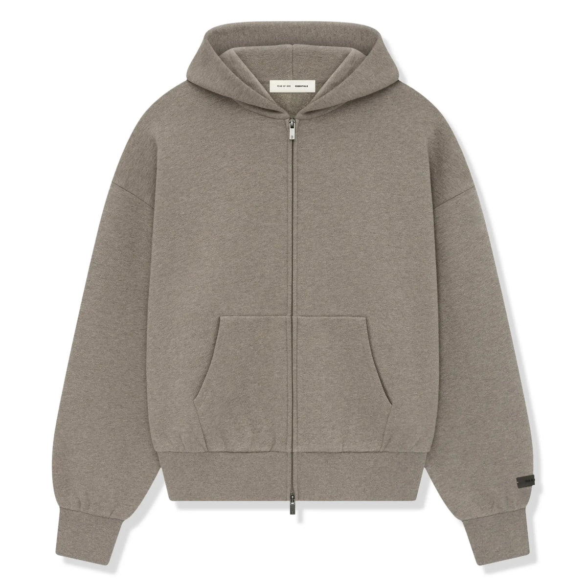 Fear Of God Essentials Classic Hood Homestead Heather Zip-Up Hoodie (SS25)
