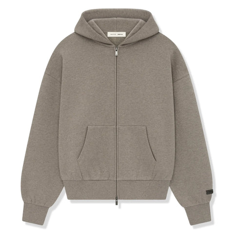 Fear Of God Essentials Classic Hood Homestead Heather Zip-Up Hoodie (SS25)