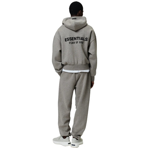 Fear Of God Essentials Classic Hood Homestead Heather Zip-Up Hoodie (SS25)