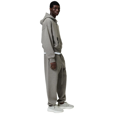 Fear Of God Essentials Classic Hood Homestead Heather Zip-Up Hoodie (SS25)