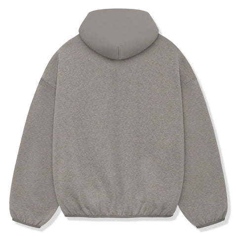 Fear Of God Essentials Core Collection Nylon Fleece Heather Grey Hoodie