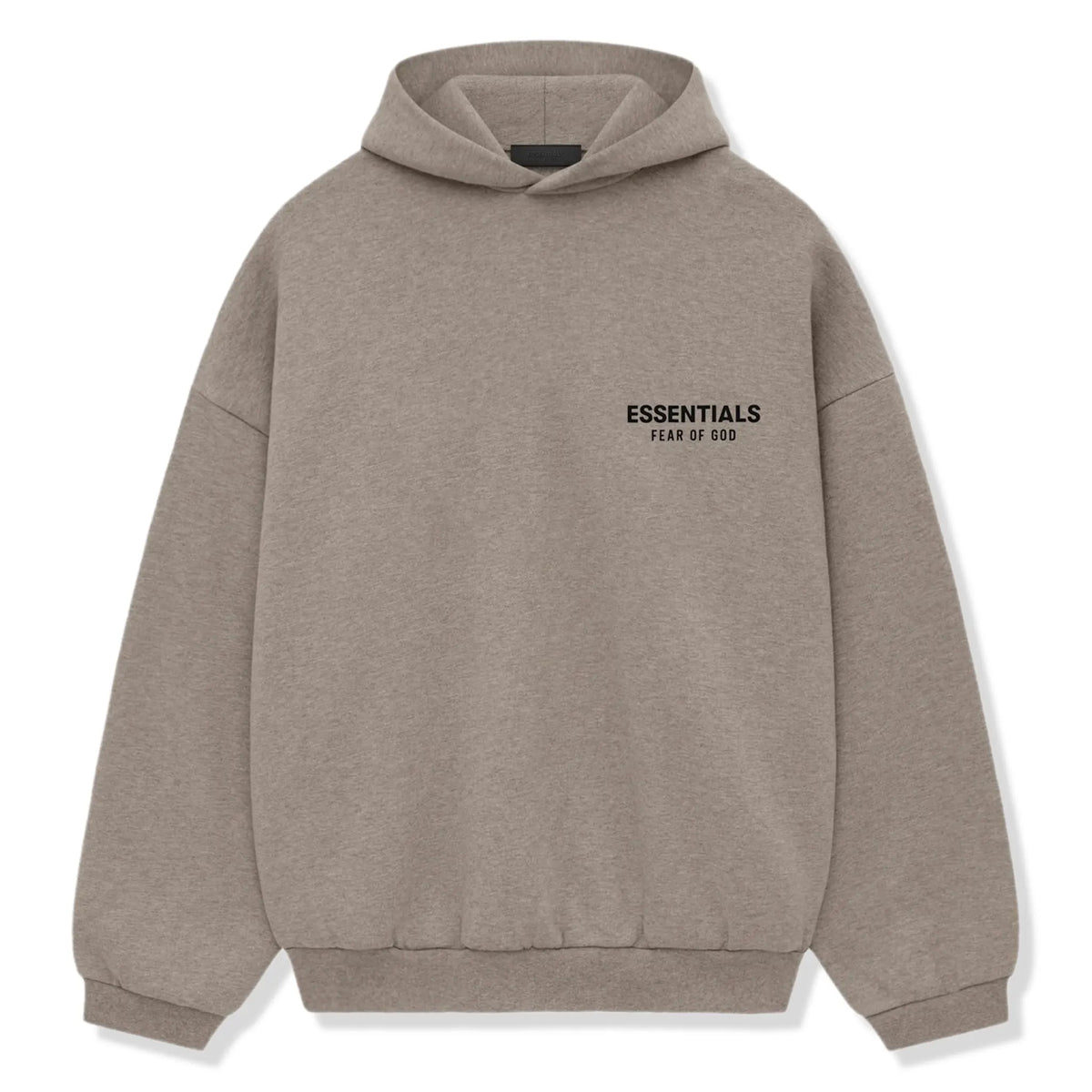Fear Of God Essentials Fleece Heather Grey Hoodie (FW24)