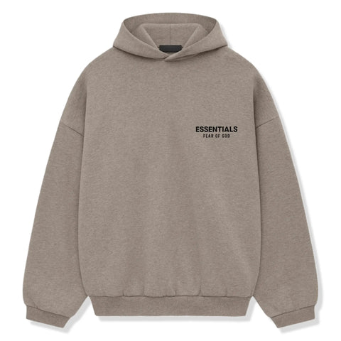 Fear Of God Essentials Fleece Heather Grey Hoodie (FW24)