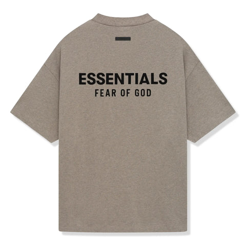 Fear Of God Essentials Jersey Crewneck Heather Grey T Shirt