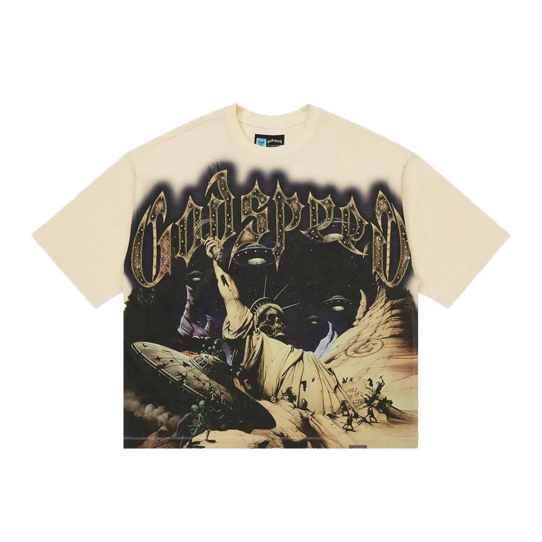 Godspeed Divine Extinction Tee Bone