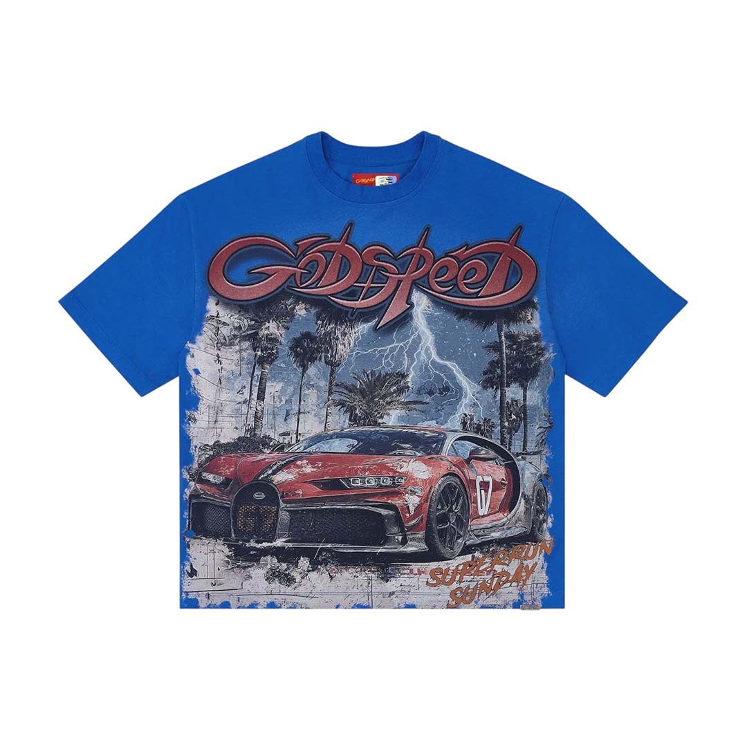 Godspeed Gatti Miami Superrun Tee Royal Blue
