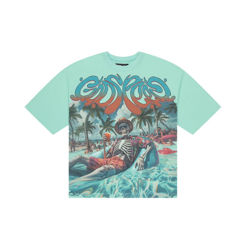 Godspeed Pool Party Teal Tee