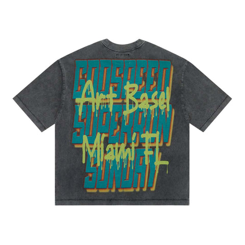 Godspeed Power Steering Grey Wash Tee