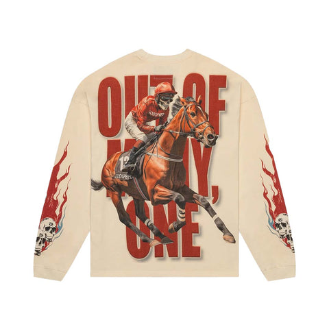 Godspeed Thoroughbred Long Sleeve Tee Bone