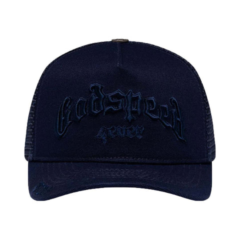Godspeed Trucker Hat Midnight Navy