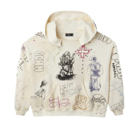 HMDD Sketch Hoodie Cream