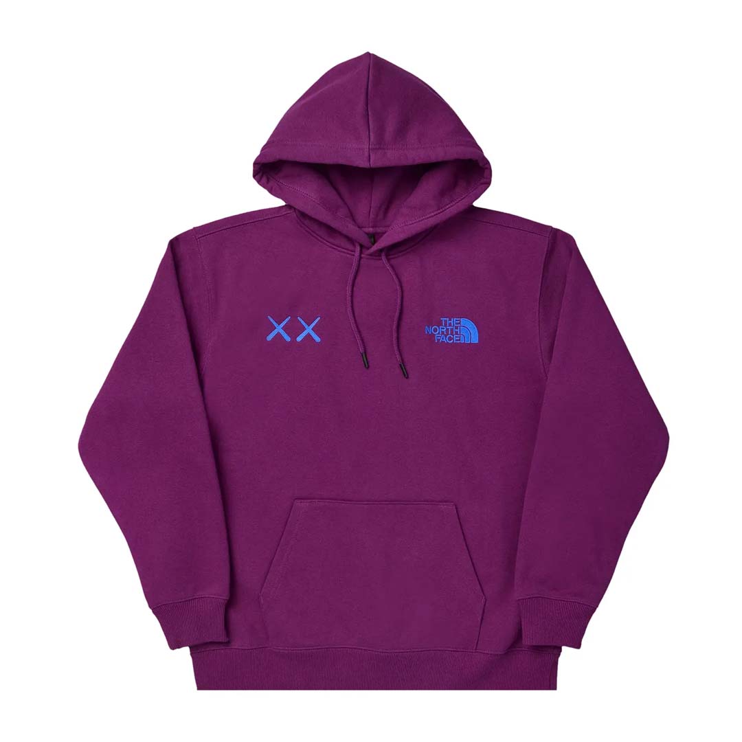 Kaws x The North Face Pullover Hoodie Pamplona Purple