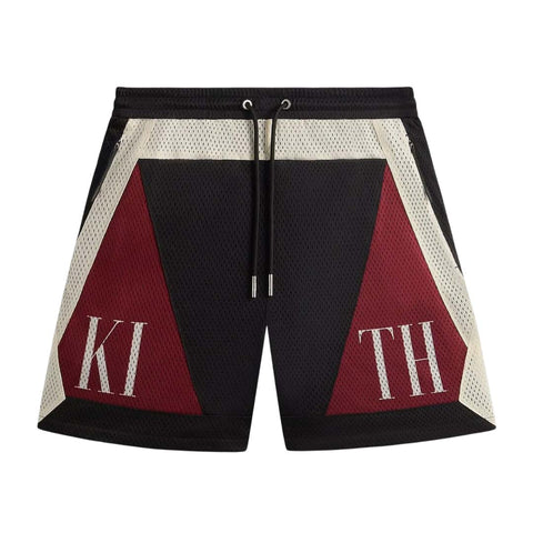 Kith Mesh Turbo Shorts Black Red