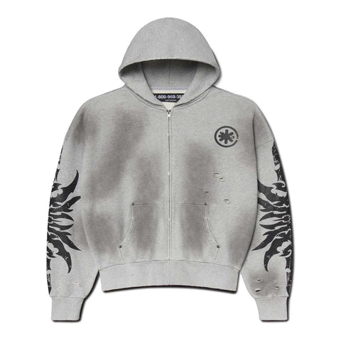 Lost Shdws Complexcon Zip Up Hoodie Dirty Grey