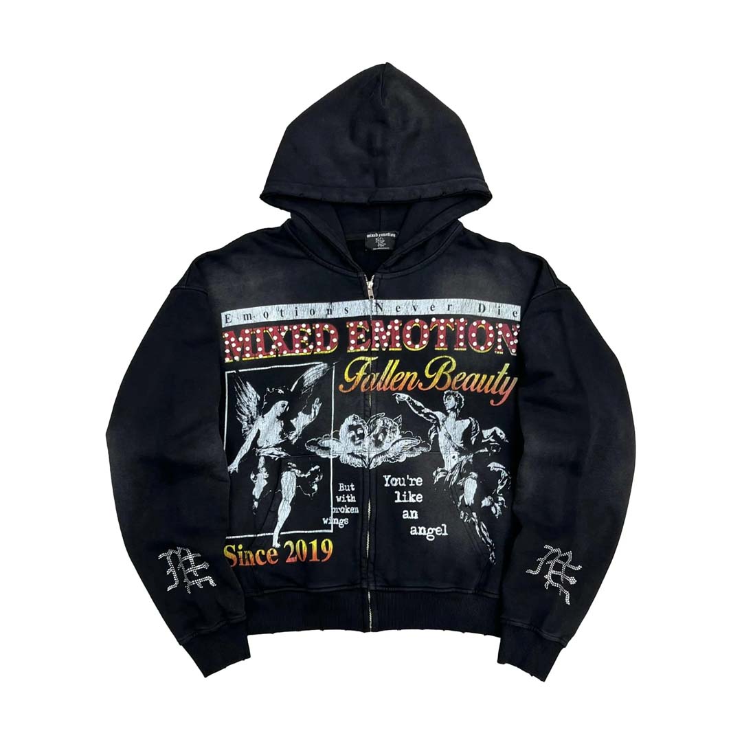 Mixed Emotions Broken Wings Hoodie