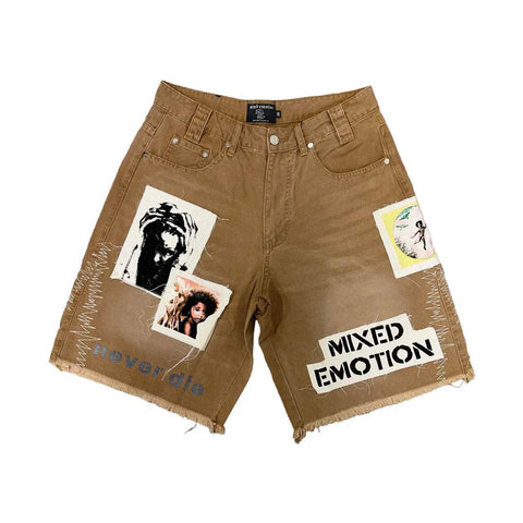 Mixed Emotions Chaos Carpenter Brown Shorts
