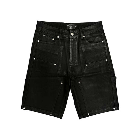 Mixed Emotions Worker Wax Shorts Black