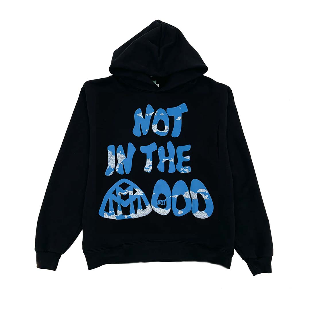 Mood Swings Back Cloud Hoodie Black