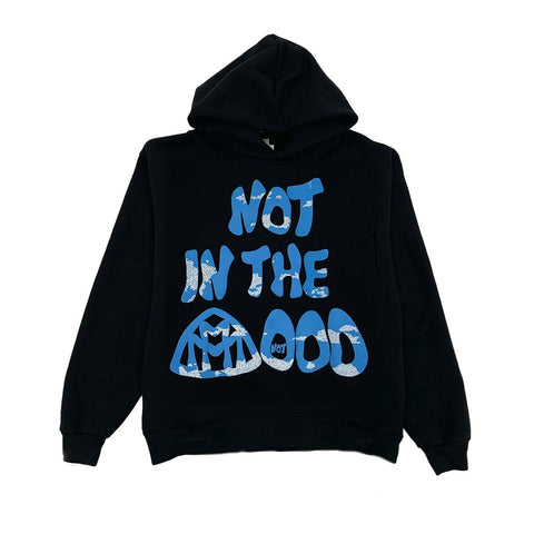 Mood Swings Back Cloud Hoodie Black